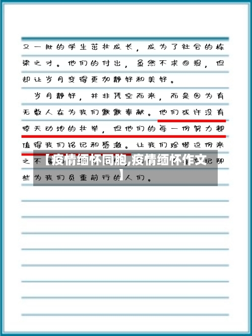 【疫情缅怀同胞,疫情缅怀作文】